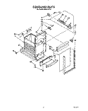 CONTAINER Diagram and Parts List for KUCC151T2  KitchenAid Trash Compactor