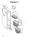 FREEZER LINER Diagram and Parts List for ED22DWXTN00  Whirlpool Refrigerator