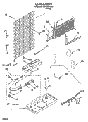UNIT PARTS Diagram and Parts List for IT14DKXRQ00  Inglis Refrigerator