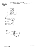 MOTOR AND DRIVE, LITERATURE Diagram and Parts List for TC800SPDB2  Whirlpool Trash Compactor
