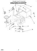 Part Location Diagram of 4358622 Whirlpool HINGE-DOOR