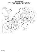 Part Location Diagram of WPW10180500 Whirlpool Trim