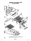 REFRIGERATOR INTERIOR, LIT/OPTIONAL Diagram and Parts List for ED22MM1LWR0  Whirlpool Refrigerator