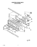 CONTROL PANEL, LITERATURE Diagram and Parts List for KEMS378XWH1  KitchenAid Wall Oven