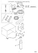 OPTIONAL PARTS Diagram and Parts List for RE183A2  Whirlpool Air Conditioner