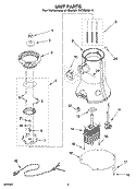 UNIT PARTS Diagram and Parts List for KCG200-1  KitchenAid Coffee Grinder