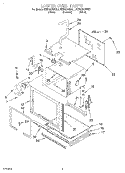 LOWER OVEN Diagram and Parts List for KEBS278BWH1  KitchenAid Wall Oven