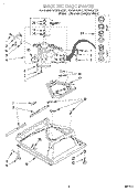 MACHINE BASE Diagram and Parts List for RAS8245EQ1  Roper Washer