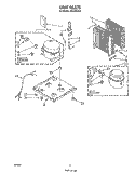 SECTION Diagram and Parts List for AK2500XV0  Whirlpool Dehumidifier