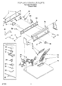 SECTION Diagram and Parts List for TEDS680EQ2  Estate Dryer