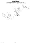 PUMP PARTS Diagram and Parts List for KUIS18NNJB4  KitchenAid Ice Maker