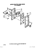 UPPER CONTROL PANEL, OPTIONAL Diagram and Parts List for SE960PEPW6  Whirlpool Range