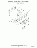 Part Location Diagram of W10102496 Whirlpool SWITCH, DOOR