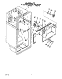 LINER Diagram and Parts List for KTRC20KAWH01  Whirlpool Refrigerator