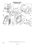SECTION Diagram and Parts List for LE5790XSW0  Whirlpool Dryer