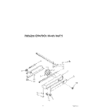 FREEZER CONTROL PANEL Diagram and Parts List for ARG490  Whirlpool Refrigerator