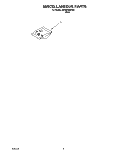 MISCELLANEOUS, LIT/OPTIONAL Diagram and Parts List for DU925QWDB2  Whirlpool Dishwasher