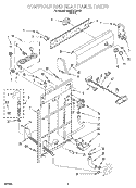 Part Location Diagram of 3950053 Whirlpool HARNS-WIRE