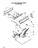 SECTION Diagram and Parts List for REL3422AL0  Roper Dryer