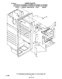 LINER Diagram and Parts List for ET18JKYSG07  Whirlpool Refrigerator