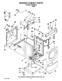 REFRIGERATOR LINER PARTS Diagram and Parts List for BRS70EMANA01  Whirlpool Refrigerator