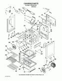 Part Location Diagram of W10347158 Whirlpool FLUE-OVEN