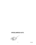 MISCELLANEOUS Diagram and Parts List for DU9200XY1  Whirlpool Dishwasher