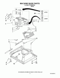 MACHINE BASE PARTS Diagram and Parts List for RTW4440VQ2  Roper Washer