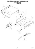 TOP GRILLE AND UNIT COVER PARTS Diagram and Parts List for KSSC36QKS02  KitchenAid Refrigerator