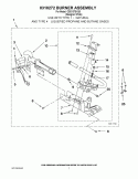 8318272 BURNER ASSEMBLY Diagram and Parts List for CGD137SXQ0  Whirlpool Dryer