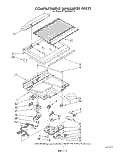 COMPARTMENT SEPARATOR Diagram and Parts List for ET18HKXSW10  Whirlpool Refrigerator