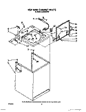 TOP AND CABINET, LIT/OPTIONAL Diagram and Parts List for LA5700XTN1  Whirlpool Washer