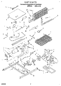 UNIT Diagram and Parts List for ET18ZKXBN01  Whirlpool Refrigerator
