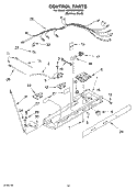CONTROL, OPTIONAL Diagram and Parts List for KSRG22FKSS03  KitchenAid Refrigerator