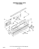 CONTROL PANEL Diagram and Parts List for RS6300XKW1  Whirlpool Range