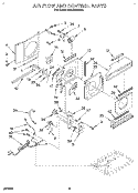 AIR FLOW AND CONTROL Diagram and Parts List for BPAC0700AS1  KitchenAid Air Conditioner