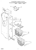 FREEZER LINER Diagram and Parts List for GD22DFXFB00  Whirlpool Refrigerator