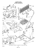 UNIT Diagram and Parts List for ET22ZKXMWR0  Whirlpool Refrigerator