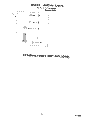 MISCELLANEOUS Diagram and Parts List for 7MTAWS800JQ3  Whirlpool Washer