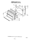 FREEZER DOOR Diagram and Parts List for ET18JKXSW02  Whirlpool Refrigerator