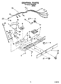 CONTROL PARTS Diagram and Parts List for IRQ226300  Inglis Refrigerator