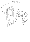 LINER Diagram and Parts List for ET20NMXAW02  Whirlpool Refrigerator