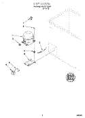 SECTION Diagram and Parts List for EH070FXEN01  Whirlpool Freezer