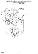 DRYER SUPPORT AND WASHER Diagram and Parts List for RTG5243BL0  Roper Washer Dryer Combo