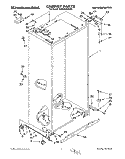 CABINET Diagram and Parts List for KSSS36DBX00  KitchenAid Refrigerator