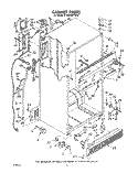 CABINET Diagram and Parts List for ET20RMXTF00  Whirlpool Refrigerator