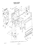 DOOR Diagram and Parts List for DU8300XT1  Whirlpool Dishwasher