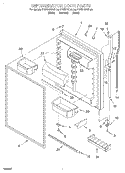 REFRIGERATOR DOOR Diagram and Parts List for KTRS21KDAL04  KitchenAid Refrigerator