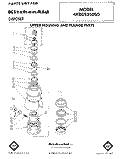 SECTION Diagram and Parts List for 4KBDS250S0  KitchenAid Food Waste Disposer