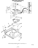 MACHINE BASE Diagram and Parts List for KAWE742WWH0  KitchenAid Washer